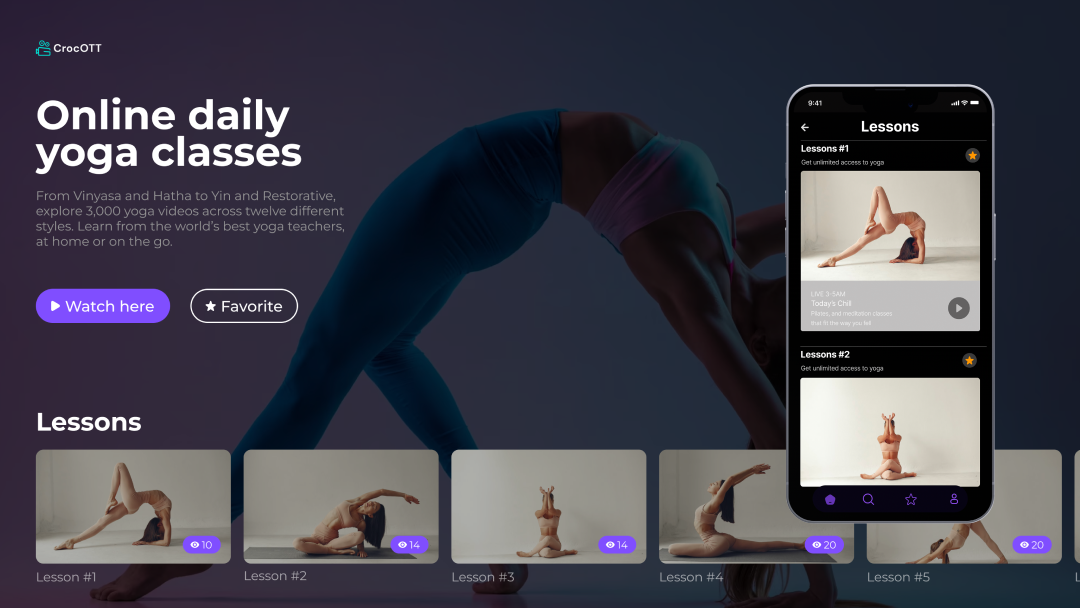 OTT streaming platform with VOD content